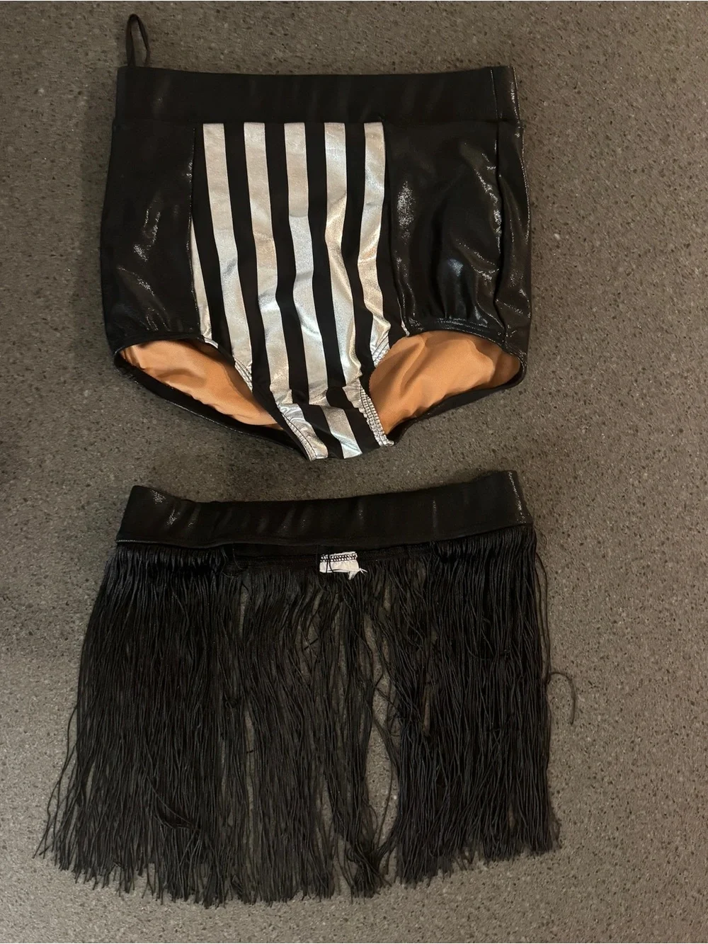 Tenth House Exalted (Black and silver) jazz costume size MA TH26014